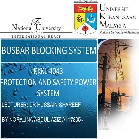 Busbar Blocking System