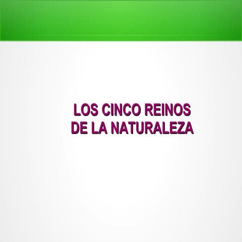 Reinos de la Naturaleza grado Tercero | PPTX