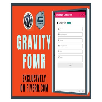 I will design advanced form by gravity form, wordpress form