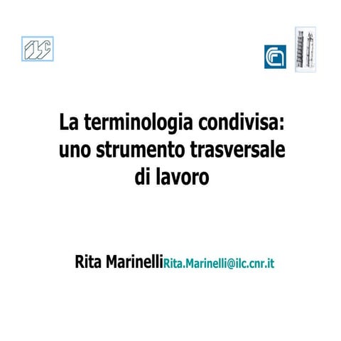 Arte di Ascoltare - Slide Rita Marinelli