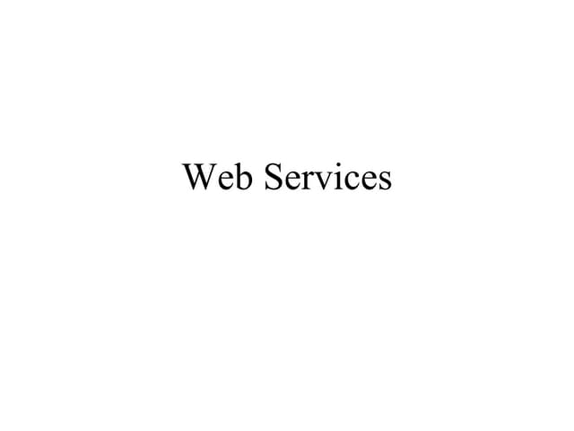 WebServices