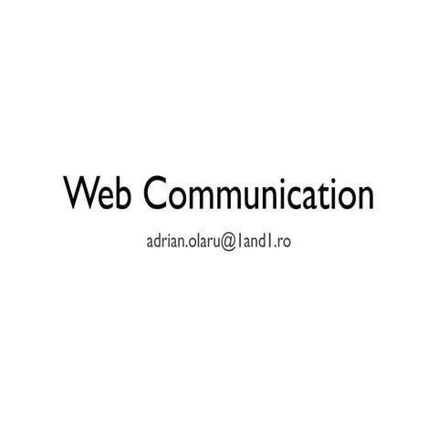 Web Communication