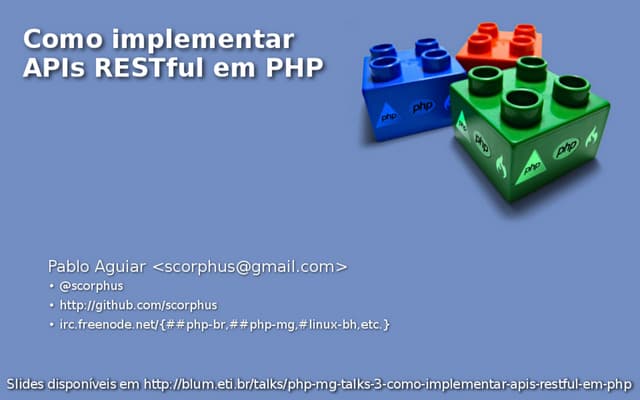 Como implementar APIs RESTful em PHP