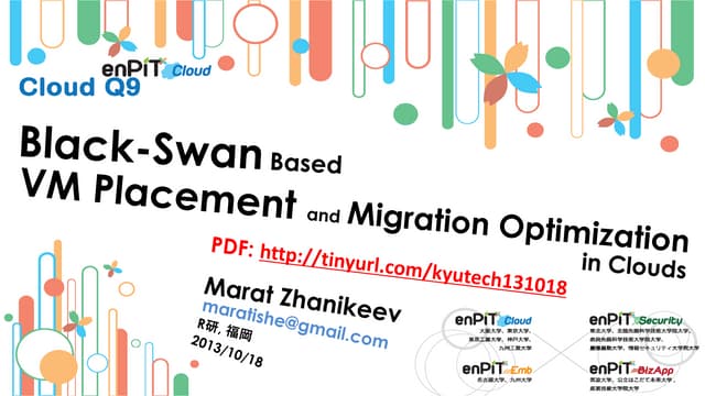 Black Swan Based VM Placement and M...