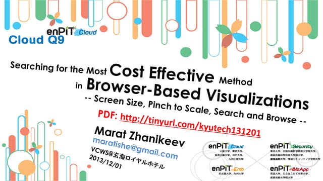 Searching for the Most Cost Effective Method in Browser-Based Visualizations ...