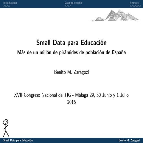 Small Data para Educación: Más de un millón de pirámides de población de España