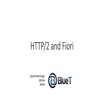 HTTP/2 and SAP Fiori