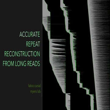 Accurate repeat reconstruction from long reads