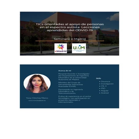 2021_12_10 «TICs orientadas al apoyo de personas en el espectro autista: Lecciones aprendidas del COVID-19»