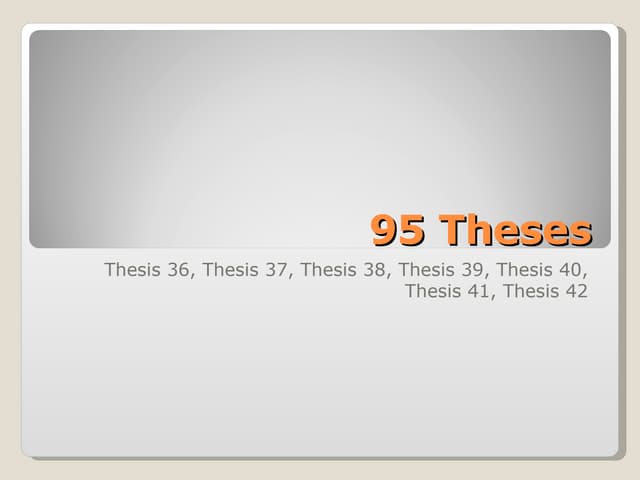 Slides 36 - 42