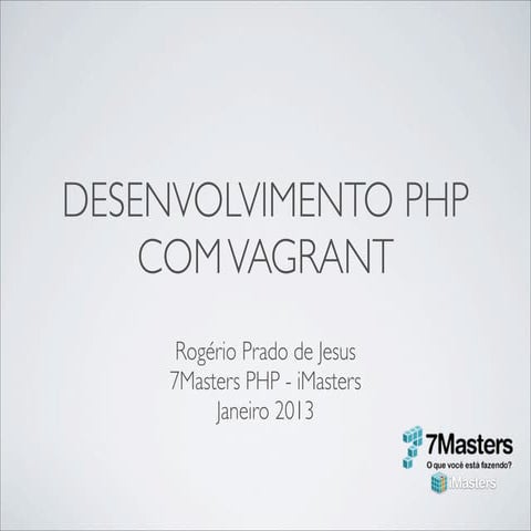 Desenvolvimento PHP com Vagrant - 7Masters PHP