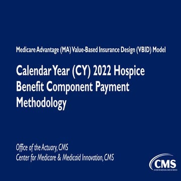 Webinar: Medicare Advantage Value-Based Insurance Design Model - Calendar Yea...
