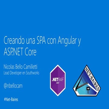 Creando una SPA con Angular y ASP.NET Core