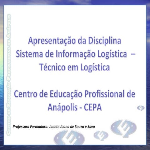 Slides ead-apresentação da disciplina sil. | PPT