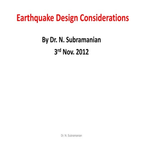 Slides Earthquake Resistant Design part2