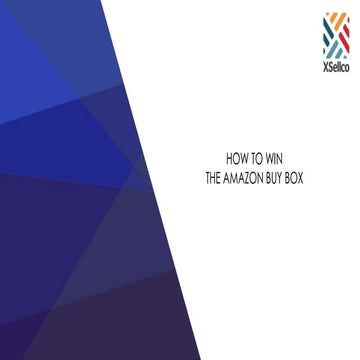 How to win the Amazon Buy Box