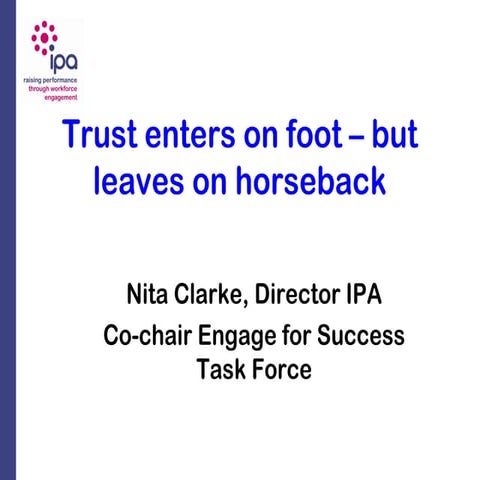 PPMA National Service Debate at CIPD Conf 8 Nov 2012 - Nita Clarke