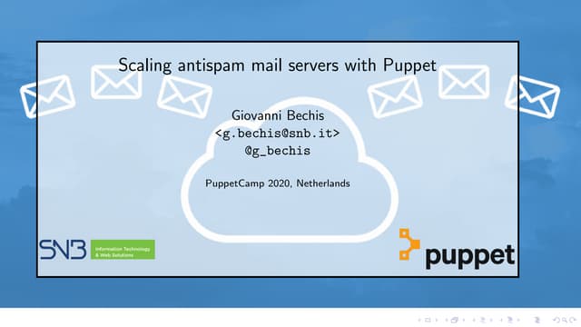 Scaling antispam solutions with Puppet