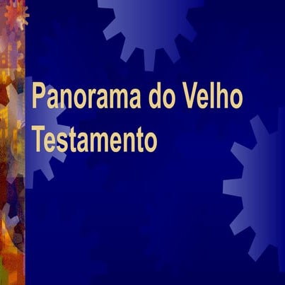Slides   panorama do velho testamento 2