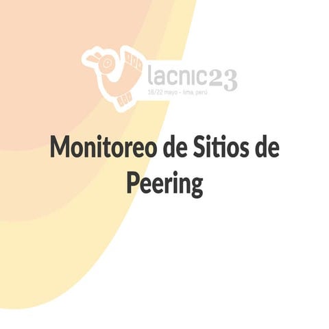 Monitoreo de Red para Peering