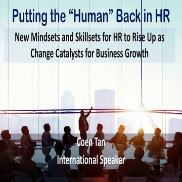 Putting the "Human" Back in Human Resource