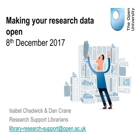 OU Library Training: Making your research data open