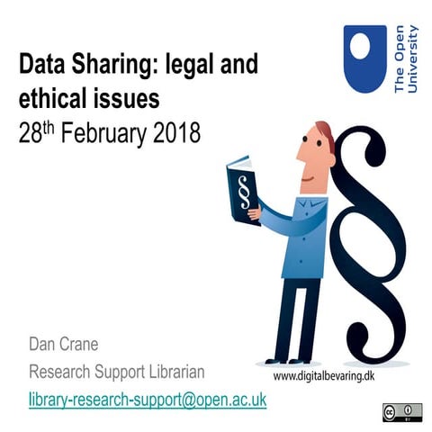 OU Library Research Support webinar: Data sharing: legal and ethical issues