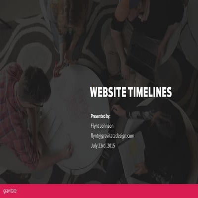 Webinar - How to Define a Realistic Website Project Timeline