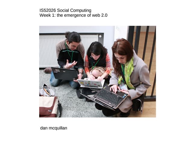 #y2soccomp week 1 - the emergence of web2.0