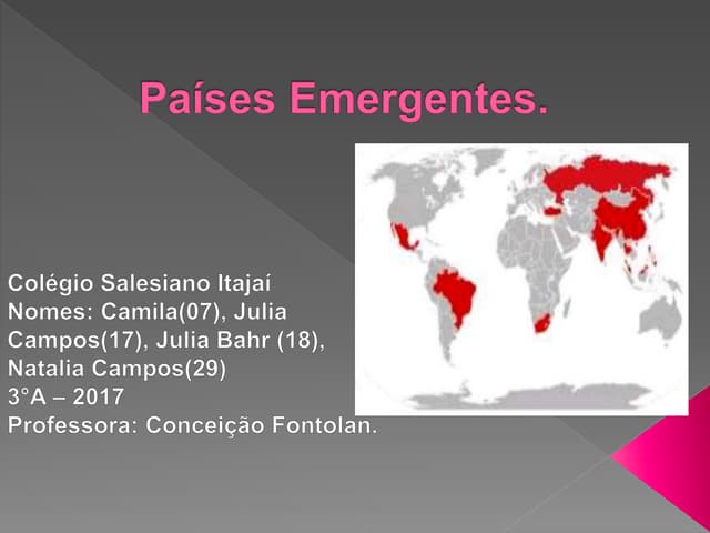 PAÍSES EMERGENTES | PPTX