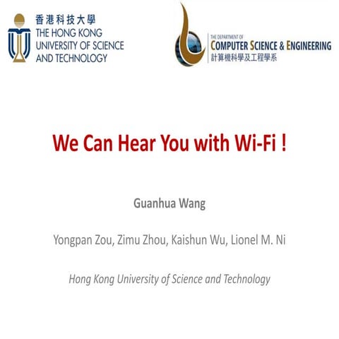 WiHear - We Can Hear You with Wi-Fi!