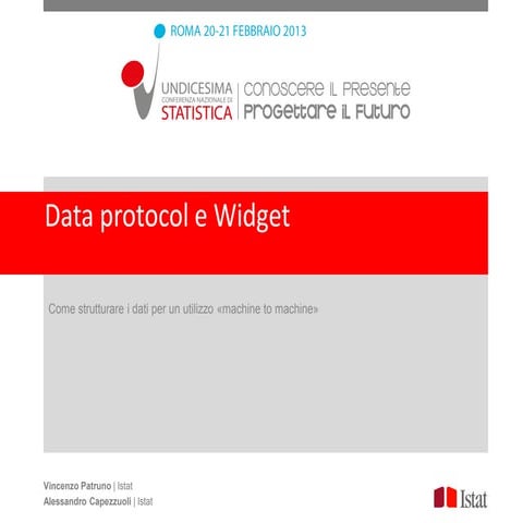 Data protocol e Widget