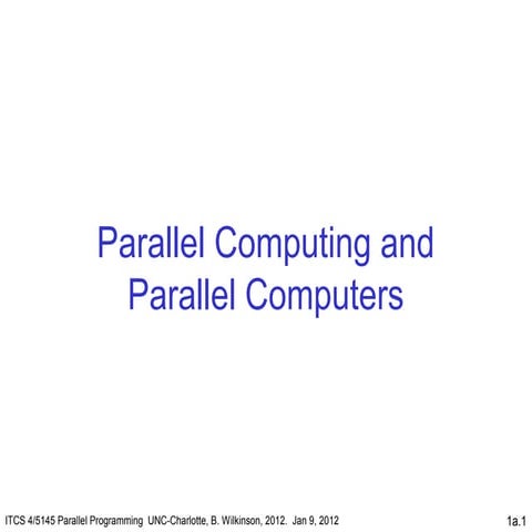 Parallel programming | PPT