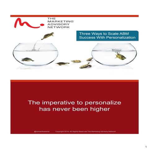 [Webinar] Three Ways to Scale ABM Success with Personalization