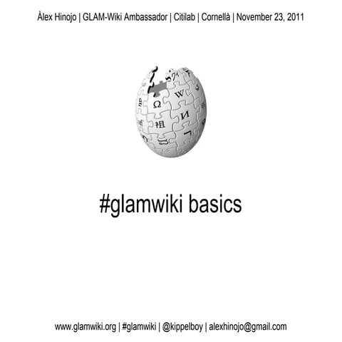 Glam Wiki Basics