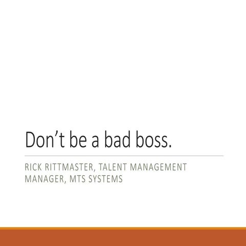 HR Webinar: Don’t Be a Bad Boss: Reframe Your Leadership Mindset & Build a Wi...
