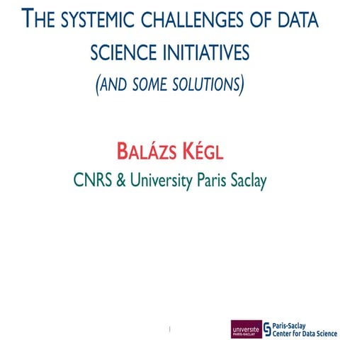 The systemic challenges in data science initiatives (and some solutions)