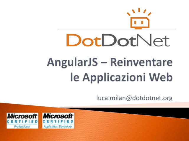 AngularJS – Reinventare le applicazioni web