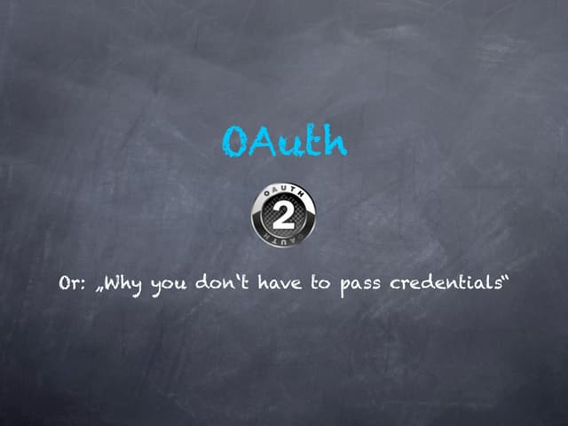 OAuth Introduction