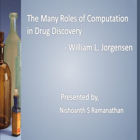 The Many Roles of Computation in Drug Discovery
