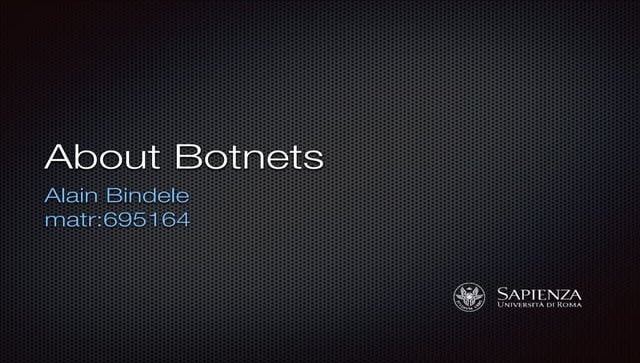 about botnets