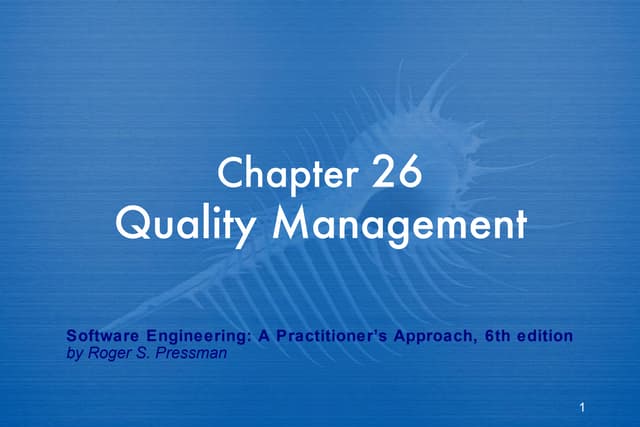 Slides chapters 26-27