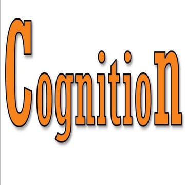Cognition