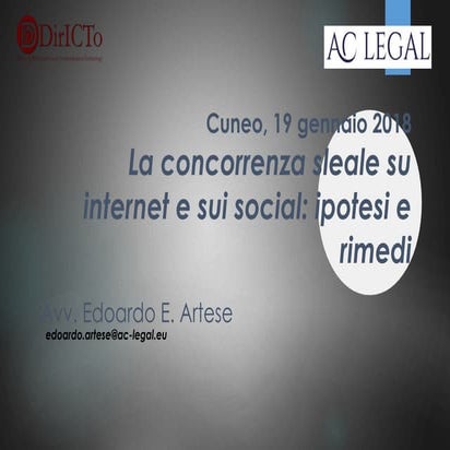 La concorrenza sleale su internet e sui social: ipotesi e rimedi