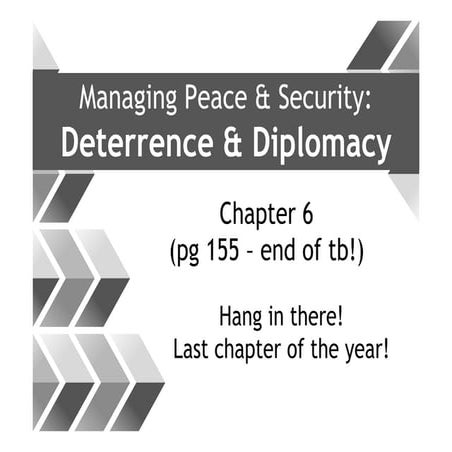 S3 SS Slides - Managing Peace & Security