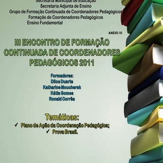 Plano de ação para coordenação peda...