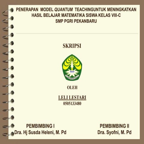 Slide seminar hasil leli lestari