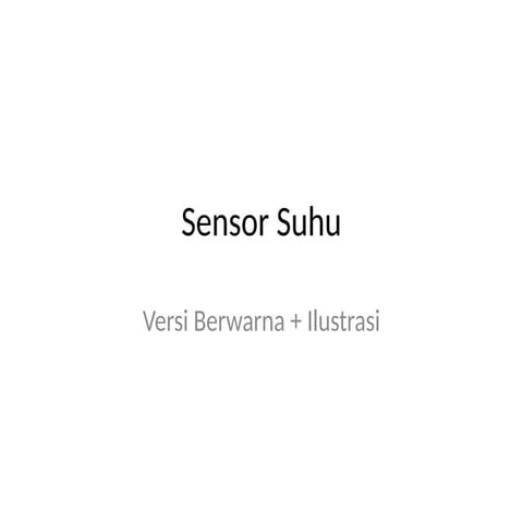Slide_Sensor_Suhu_Ilustrasi instrumentasi | PPTX