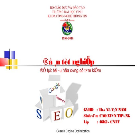 Đồ án tốt nghiệp SEO