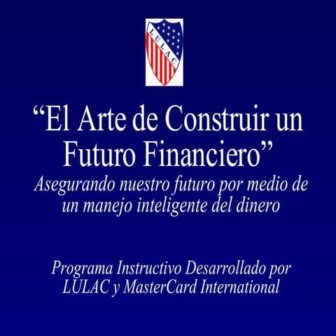 Manejo de las finanzas personales | PPT